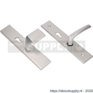 Ami VHB 251/50-144 senioren veiligheidsvoordeur-knoplangschildgarnituur SKG** omkeer VHB 251/50 profielcilinder PC 72 omkeer knop Varo 144 profielcilinder PC 72 omkeer en deurkruk 332 M6 F1 deurdikte 38/45 - S10900860 - afbeelding 1