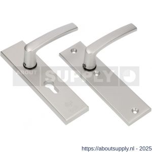 Ami VHB 193/50 veiligheidskortschild SKG*** VHB 193/50 buiten profielcilinder PC 55 binnen blind met deurkruk 332 F1 deurdikte 38-42 mm - S10901355 - afbeelding 4
