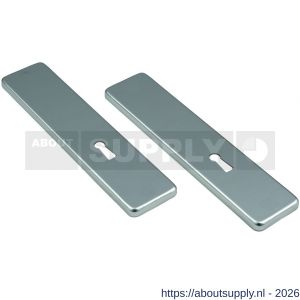 Ami 185/44 Klik kortschild aluminium zonder krukgat sleutelgat SLG 56 F1 - S10900595 - afbeelding 1