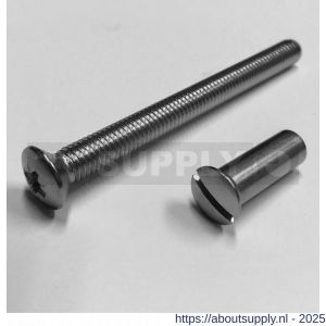 Ami patentbout compleet met huls RVS M6x45 mm schroef en huls RVS set 10 stuks - S10900211 - afbeelding 4