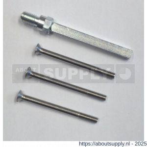 Ami bevestigingsschroeven veiligheidsschilden VHB voordeur deurdikte 53-57 mm gelagerde wisselstift 8x100 Varo ring en 3 schroeven M6x67 - S10901672 - afbeelding 3