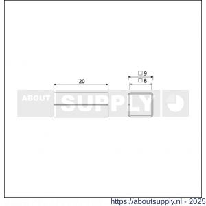 Ami verloopbus galvaniseerd 8/9 mm verpakt per 5 stuks - S10900230 - afbeelding 4