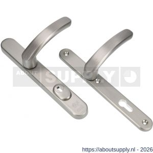 Ami VHB 257/37/15-378 KT veiligheids Rotaveer kruk-kruk smalschildgarnituur SKG*** kerntrekbeveiliging Archi Design VHB deurkruk 378 Rota 257/37/2 kerntrek KT 72 en deurkruk 378 Rota 257/32/2 profielcilinder PC 72 Irox deurdikte - S10901630 - afbeelding 1