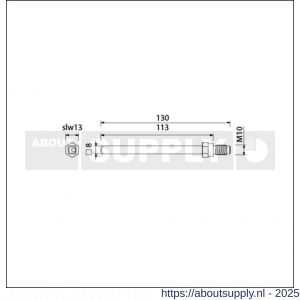 Ami gelagerde wissel Quickstift 8x130 mm (8x113) - S10900247 - afbeelding 3