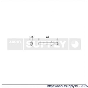 Ami wisselquickstift met kantelaar 8x66 mm deurdikte 38-42 mm - S10900262 - afbeelding 4