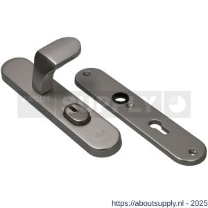 Ami VHB 250/15-145 KT veiligheids knop-kruk langschildgarnituur SKG*** kerntrekbeveiliging ovaal VHB 250/50/15 KT 72 knop 145 zonder deurkruk profielcilinder PC 72 F1 deurdikte 53-57 mm - S10901254 - afbeelding 3