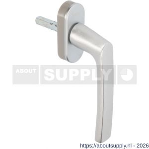 Ami 810 draai-kiep raamgreep aluminium 7x40 mm F1 ovaal - S10901689 - afbeelding 1