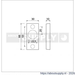 Ami 65/30 smalrozet aluminium gegoten RC 22,5 R6.5 hartafstand 50 mm F1 - S10900491 - afbeelding 2
