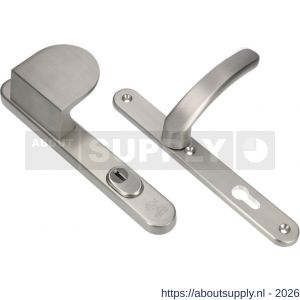 Ami VHB 257/37/15-90/83-378 KT veiligheids Rotaveer duwer-kruk smalschildgarnituur SKG*** kerntrekbeveiliging Archi Design VHB 257/37/2 kerntrek KT 92 deurduwer 90/83 rechts en deurkruk 378 Rota 257/32/2 profielcilinder PC 92 - S10901034 - afbeelding 1