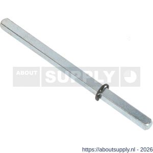 Ami deurkruk stift vierkant vol 8x145 mm KSO dubbele knopdeurkruk stiftontsluiting deurdikte 40 mm - S10900166 - afbeelding 1