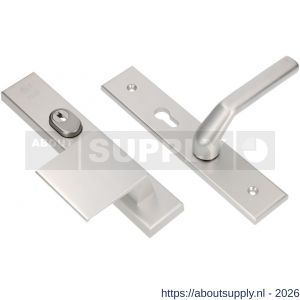 Ami VHB 251/15-90/80-379 KT senioren veiligheids Rotaveer duwer-kruk langschildgarnituur SKG*** kerntrekbeveiliging omkeer VHB 251/50/15 kerntrek KT 72 omkeer deurduwer 90/80 links en deurkruk 379 Rota F1 deurdikte 38-42 mm - S10901152 - afbeelding 1