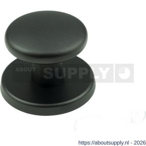 Ami 160/60 voordeurknop aluminium zwart RAL 9005 structuur finish - S10900273 - afbeelding 1