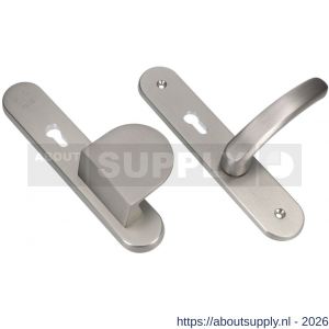 Ami VHB 250/50/1-90/83-378 senioren veiligheids Rotaveer duwer-kruk langschildgarnituur SKG** Archi Design ovaal omkeer VHB 250/50/1 profielcilinder PC 72 omkeer deurduwer 90/83 rechts en deurkruk 378 Rota Irox deurdikte 38-42 - S10900812 - afbeelding 1