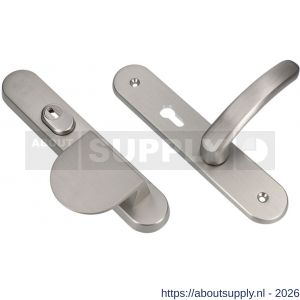 Ami VHB 250/15-90/83-378 KT senioren veiligheids Rotaveer duwer-kruk langschildgarnituur SKG*** kerntrekbeveiliging omkeer Archi Design VHB 250/15 kerntrek KT 72 omkeer deurduwer 90/83 links en deurkruk 378 Rota Irox 2 GTS - S10901103 - afbeelding 1