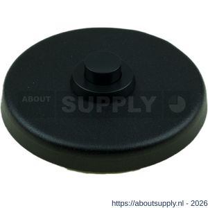 Ami Klik beldrukker aluminium rond zwart - S10900012 - afbeelding 1