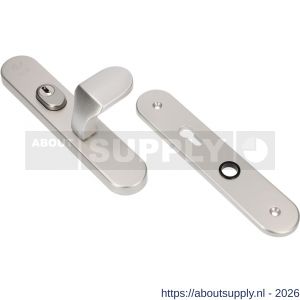 Ami VHB 250/15-145 KT senioren veiligheids knop-kruk langschildgarnituur SKG*** kerntrekbeveiliging ovaal omkeer VHB 250/50/15 kerntrek KT 72 omkeer knop 145 zonder deurkruk F1 deurdikte 38-42 mm 2G - S10901260 - afbeelding 1