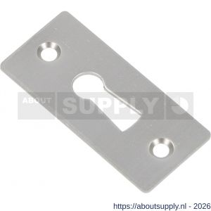 Ami 4 vlak sleutelrozet aluminium afdekplaatje sleutelgat F1 - S10900486 - afbeelding 1