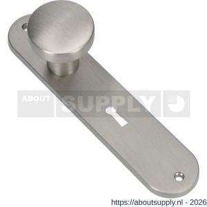 Ami 200/1/7 knoplangschild Archi Design knop 169/50 vast langschild 200/1/7 sleutelgat SLG 56 Irox Archi Design - S10900765 - afbeelding 1