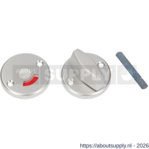 Ami 3 RH vrij- en bezetrozet aluminium rond toilet- en badkamersluiting WC 8 mm F1 - S10900497 - afbeelding 1