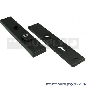 Ami VHB 251/15 KT veiligheidslangschild SKG*** kerntrekbeveiliging VHB 251/50/15 buiten kerntrek KT 55 en binnen profielcilinder PC 55 zwart deurdikte 38-42 mm - S10901517 - afbeelding 1