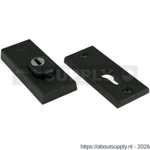 Ami VHB 115/50/15 KT veiligheidsrozet SKG*** kerntrekbeveiliging VHB rozet 115/15 KT deurdikte 38-42 mm zwart RAL 9005 structuur finish - S10901544 - afbeelding 1