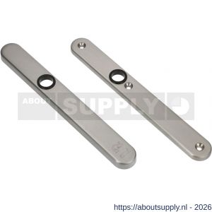 Ami VHB 257/32/2 veiligheidssmalschild SKG** Archi Design ovaal VHB 257/32/2 buiten en binnen blind Irox deurdikte 53-57 mm - S10901605 - afbeelding 1