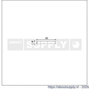 Ami deurkruk stift vierkant vol 8x65 mm - S10900151 - afbeelding 2
