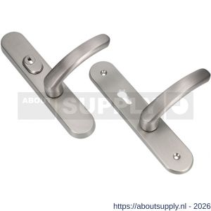 Ami VHB 250/15-378 KT senioren veiligheids Rotaveer kruk-kruk langschildgarnituur SKG*** kerntrekbeveiliging Archi Design omkeer VHB 378 Rota250/50/1 kerntrek KT 72 omkeer en profielcilinder PC 72 Irox deurdikte 38-42 mm - S10901203 - afbeelding 1