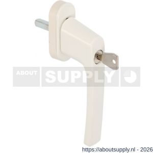Ami VHB 812 draai-kiep raamgreep aluminium SKG** 7x40 mm wit RAL 9010 ovaal - S10901705 - afbeelding 1
