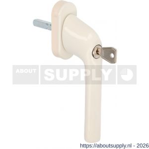 Ami VHB 822 draai-kiep raamgreep aluminium SKG** 7x40 mm wit RAL 9001 ovaal - S10901749 - afbeelding 1