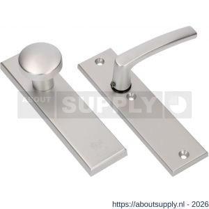 Ami VHB 193/50-169/50 veiligheidsvoordeur-knopkortschildgarnituur SKG*** VHB 193/50 knop 169/50 buiten en binnen blind en deurkruk 332 F1 deurdikte 38-42 mm - S10901035 - afbeelding 1