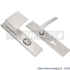 Ami VHB 251/15-90/80 KT veiligheidsvoordeur-duwerlangschildgarnituur SKG*** kerntrekbeveiliging VHB 251/50/15 kerntrek KT 55 deurduwer 90/80 rechts en deurkruk 332 profielcilinder PC 55 F1 deurdikte 38-42 mm - S10901166 - afbeelding 1