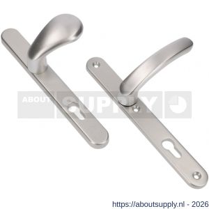 Ami VHB 257/32/2-173-378 veiligheids Rotaveer kruk-kruk smalschildgarnituur SKG** ovaal VHB knop 173 Rota 257/32/2 profielcilinder PC 55 F1 en deurkruk 378 Rota 257/32/2 profielcilinder PC 55 deurdikte 53-57 mm - S10901585 - afbeelding 1