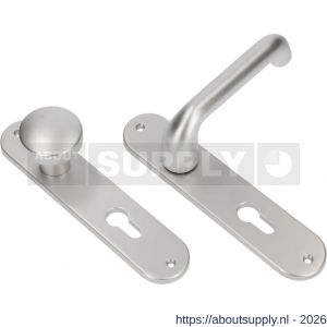 Ami LS 200/1/7-386 kruk-kruk garnituur knop 169/50 vast 200/1/7 profielcilinder PC 72 deurkruk 386 Rota F1 deurdikte 38-42 mm - S10900133 - afbeelding 1