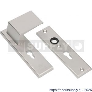 Ami VHB 193/50-90/60 veiligheidsvoordeur-duwerkortschildgarnituur SKG*** VHB 193/50 deurduwer 90/60 rechts buiten en binnen profielcilinder PC 55 zonder deurkruk F1 deurdikte 38-42 mm - S10900935 - afbeelding 1