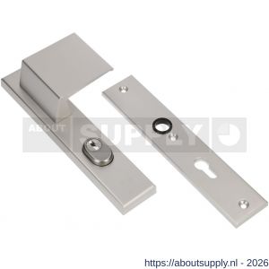 Ami VHB 251/15-90/80 KT veiligheidsvoordeur-duwerlangschildgarnituur SKG*** kerntrekbeveiliging VHB 251/50/15 kerntrek KT 55 deurduwer 90/80 rechts zonder deurkruk profielcilinder PC 55 F1 deurdikte 38-42 mm - S10901164 - afbeelding 1