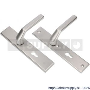 Ami VHB 251/50-379 veiligheids Rotaveer kruk-kruk langschildgarnituur SKG*** VHB deurkruk 379 Rota 251/50 profielcilinder PC 55 F1 en deurkruk 379 Rota 251/50 profielcilinder PC 55 deurdikte 38-42 mm - S10900928 - afbeelding 1