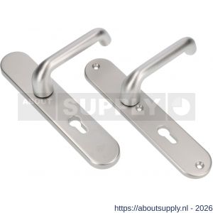 Ami VHB 250/50/1-386 veiligheids Rotaveer kruk-kruk langschildgarnituur SKG*** ovaal VHB 386 Rota 250/50/1 profielcilinder PC 92 F1 deurdikte 53-57 mm - S10901227 - afbeelding 1