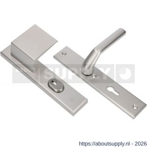 Ami VHB 251/15-90/80-379 KT veiligheids Rotaveer duwer-kruk langschildgarnituur SKG*** kerntrekbeveiliging VHB 251/50/15 kerntrek KT 55 deurduwer 90/80 rechts en deurkruk 379 Rota profielcilinder PC 55 F1 deurdikte 38-42 mm - S10901141 - afbeelding 1