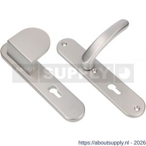 Ami VHB 250/50/1-90/83-378 veiligheids Rotaveer duwer-kruk langschildgarnituur SKG*** ovaal VHB 250/50/1 profielcilinder PC 92 deurduwer 90/83 rechts en deurkruk 378 Rota deurdikte 53/57 mm F1 - S10900963 - afbeelding 1