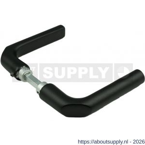 Ami 369 deurkruk aluminium deurdikte 38-42 mm zwart RAL 9005 structuur finish - S10900389 - afbeelding 1
