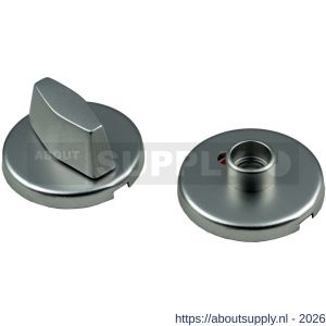 Ami Klik rond vrij- en bezetrozet aluminium toilet- en badkamersluiting WC 8 mm F1 - S10900501 - afbeelding 1