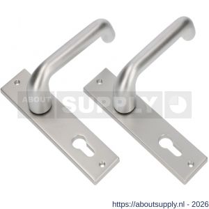 Ami KS 178/43-386 kruk-kruk garnituur deurkruk 386 Rota kortschild 178/43 profielcilinder PC 55 F1 deurdikte 38-42 mm - S10900113 - afbeelding 1