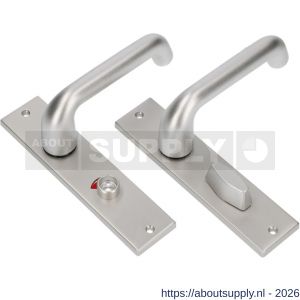 Ami KS 178/43-386 kruk-kruk garnituur deurkruk 386 Rota kortschild 178/43 toilet- en badkamersluiting WC 8/63 F1 deurdikte 38-42 mm - S10900115 - afbeelding 1