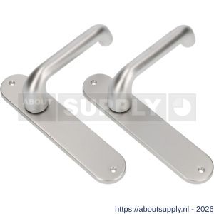 Ami LS 200/1/7-386 kruk-kruk garnituur deurkruk 386 Rota langschild 200/1/7 blind F1 deurdikte 38-42 mm - S10900126 - afbeelding 1