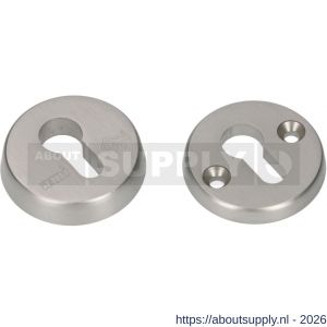 Ami VHB rond rozet veiligheidsrozet SKG*** Archi Design VHB rondrozet buiten en binnen profielcilinder PC Irox deurdikte 38-42 mm - S10901542 - afbeelding 1