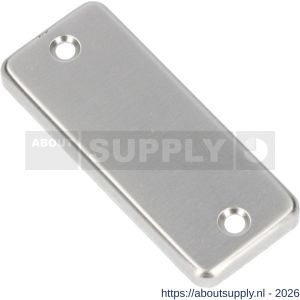 Ami 4 RH afdekrozet aluminium rechthoek blind F1 - S10900443 - afbeelding 1