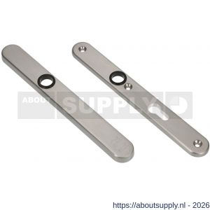 Ami VHB 257/32/2 veiligheidssmalschild SKG** Archi Design ovaal VHB 257/32/2 buiten blind binnen profielcilinder PC 72 Irox deurdikte 53-57 mm - S10901608 - afbeelding 1