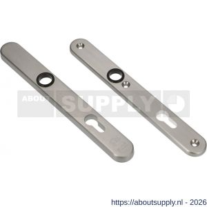 Ami VHB 257/32/2 veiligheidssmalschild SKG** Archi Design ovaal VHB 257/32/2 buiten en binnen profielcilinder PC 72 Irox deurdikte 53-57 mm - S10901606 - afbeelding 1