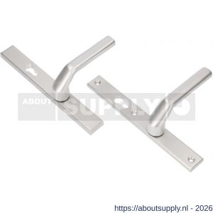 Ami VHB 251/32-379 veiligheids Rotaveer kruk-kruk smalschildgarnituur SKG** VHB deurkruk 379 Rota 251/32 profielcilinder PC 92 omkeer F1 Fuhr 689 deurdikte 53-57 mm - S10900894 - afbeelding 1